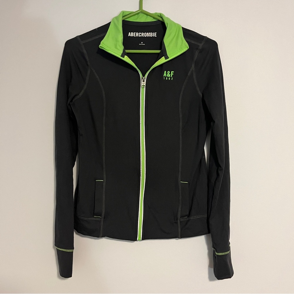 Athletic zip up sweater from A&F